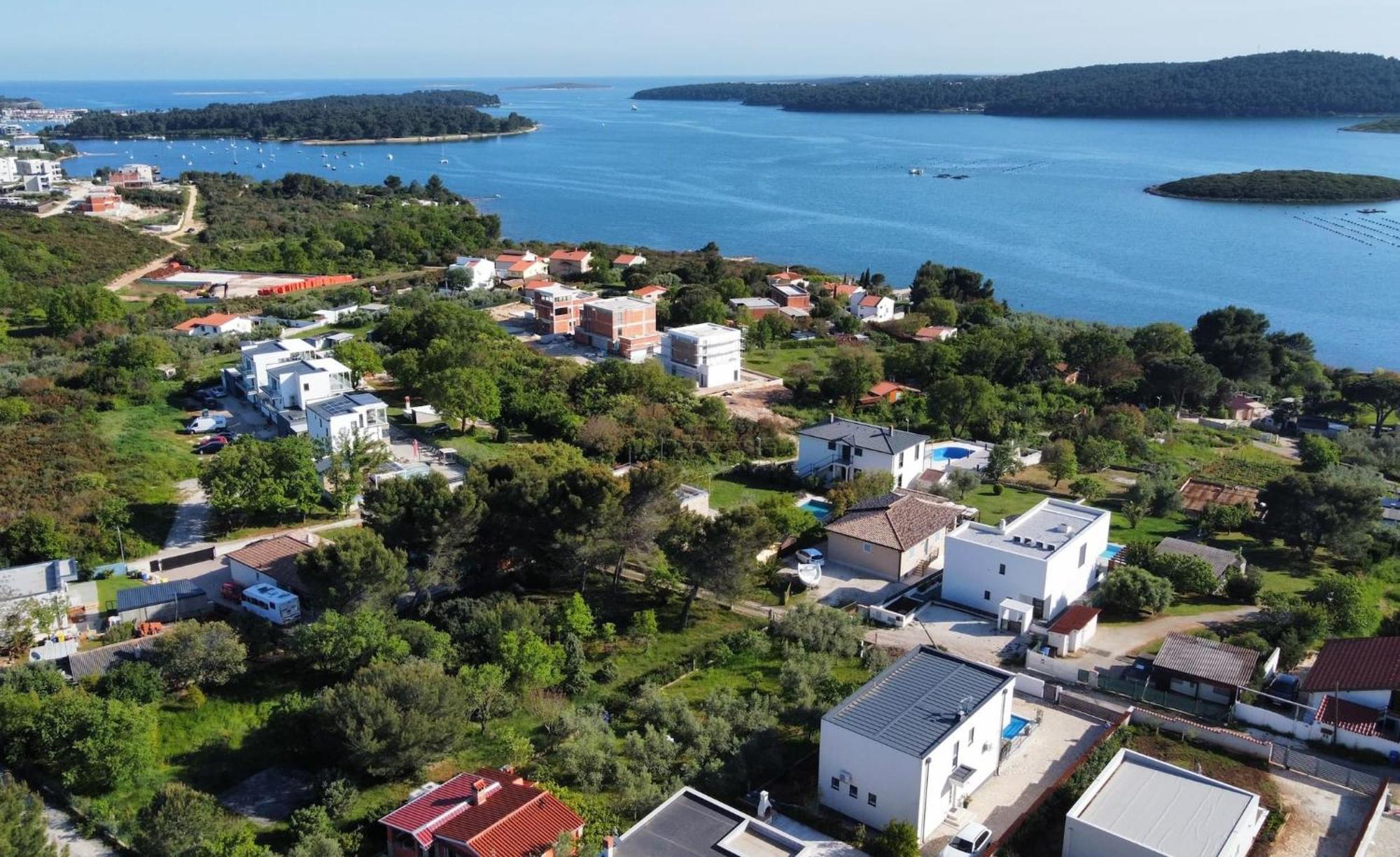 Villa Pura Vida With Sea View Pula Exteriör bild