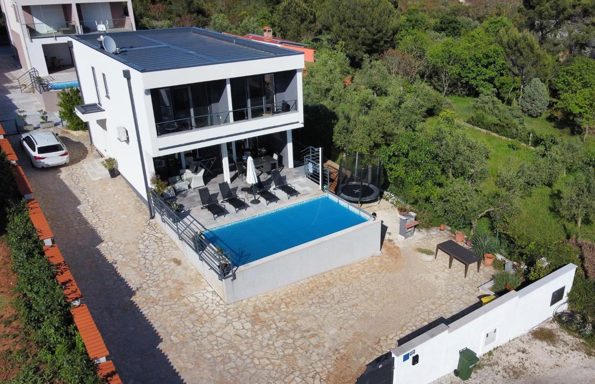 Villa Pura Vida With Sea View Pula Exteriör bild